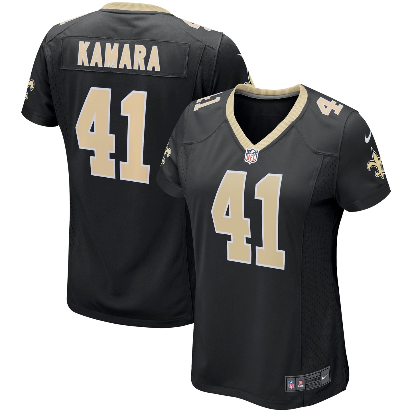 Alvin Kamara New Orleans Saints Nike Women's Game Player Jersey - Black