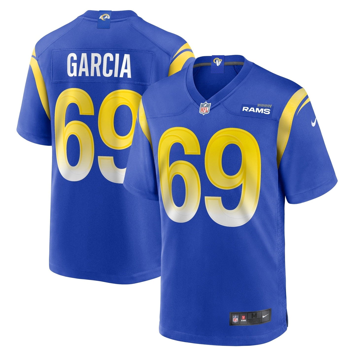 Men's Nike Elijah Garcia Royal Los Angeles Rams Game Player Jersey