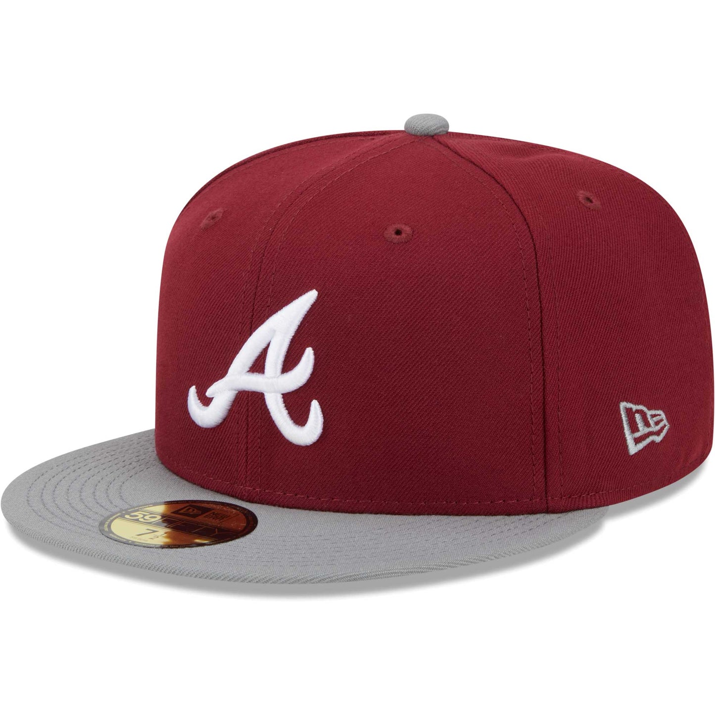 Atlanta Braves New Era Two-Tone Color Pack 59FIFTY Fitted Hat - Cardinal