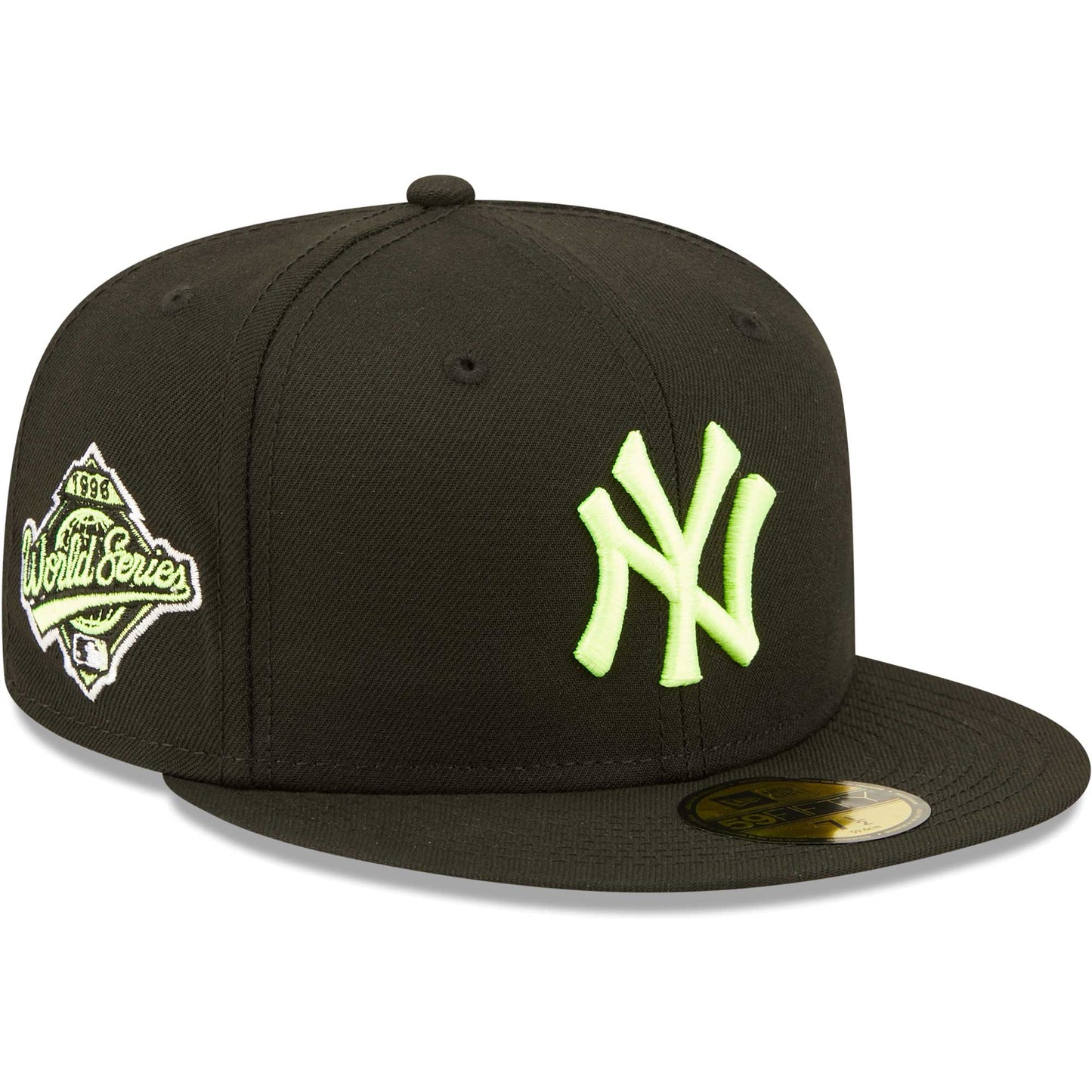New York Yankees New Era Summer Pop 1996 World Series 59FIFTY Snake Undervisor Fitted Hat - Black