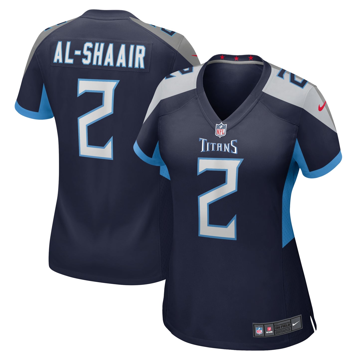 Azeez Al-Shaair Tennessee Titans Nike Women's Team Game Jersey - Navy