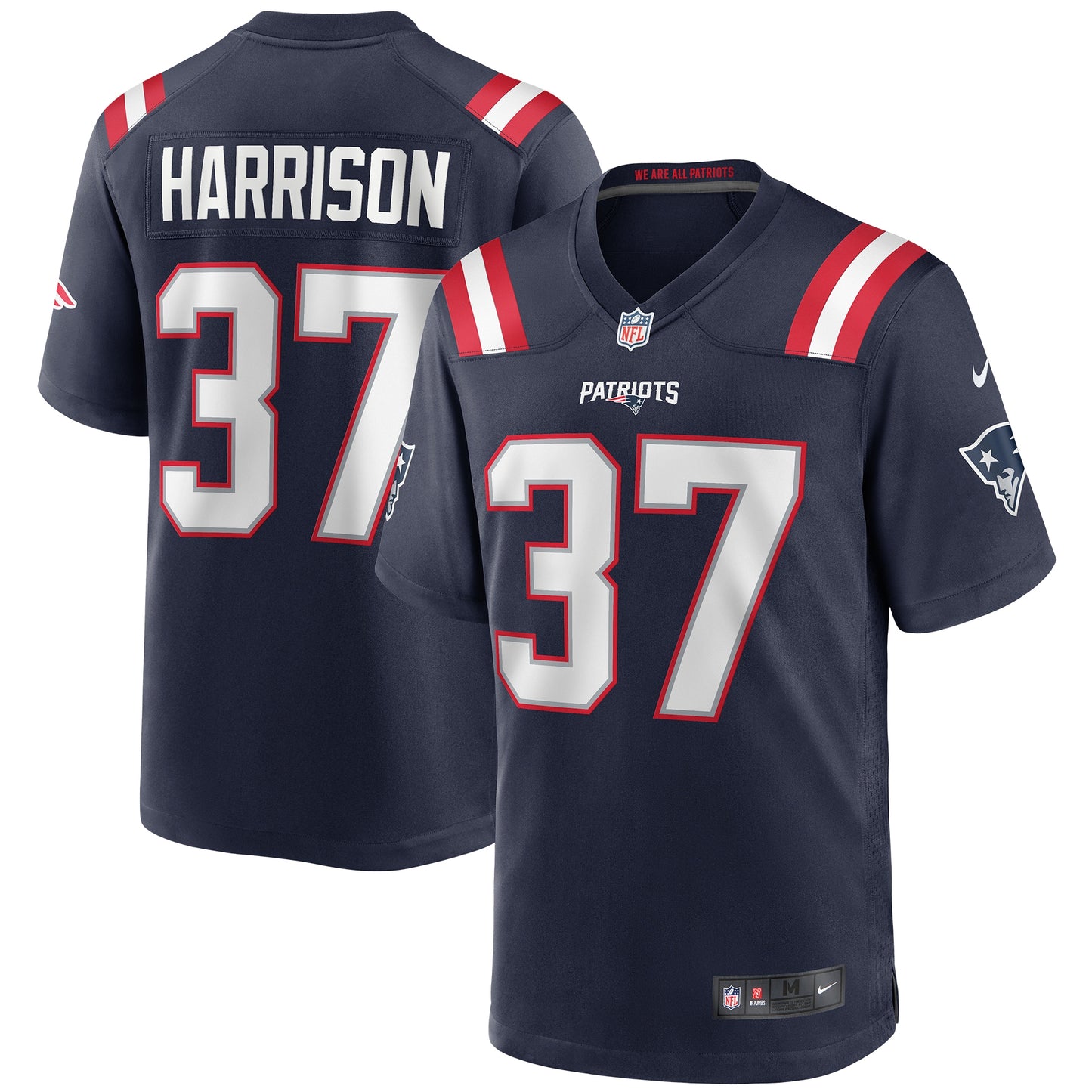 Rodney Harrison New England Patriots Nike Game Retired Player Jersey - Navy