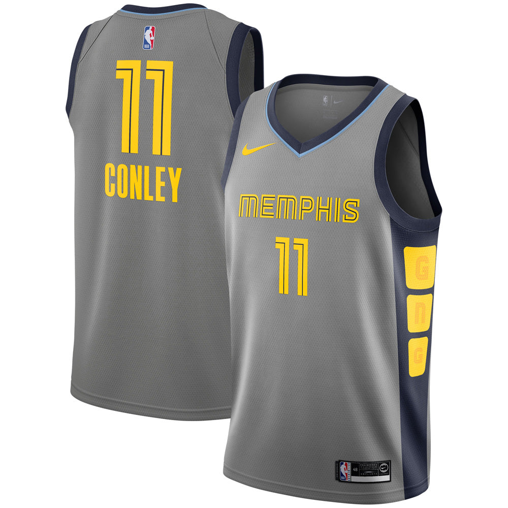Men's Memphis Grizzlies Mike Conley City Edition Jersey - Gray