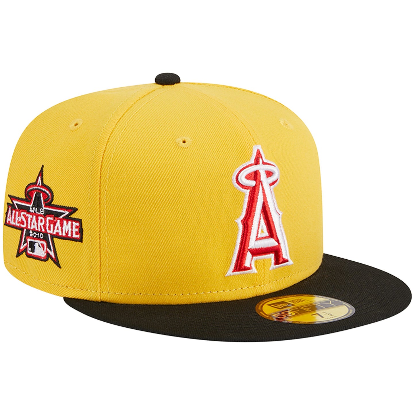 Los Angeles Angels New Era Grilled 59FIFTY Fitted Hat - Yellow/Black