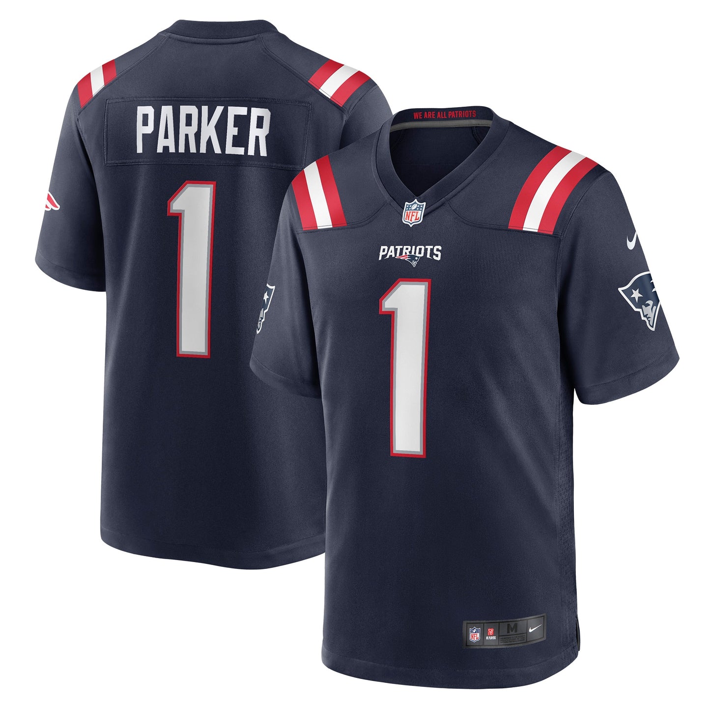 DeVante Parker New England Patriots Nike Game Jersey - Navy