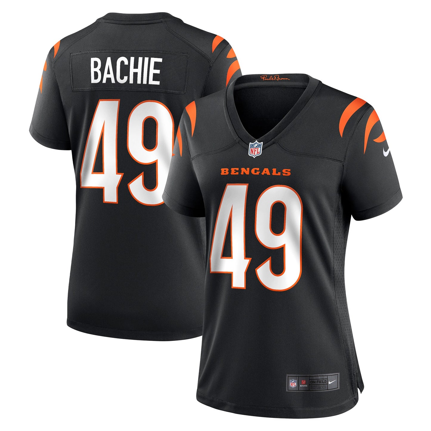 Joe Bachie Cincinnati Bengals Nike Women's Game Jersey - Black