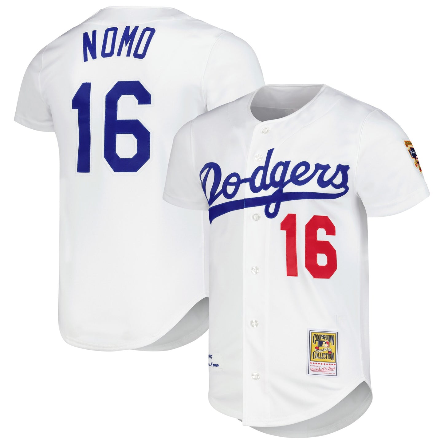 Hideo Nomo Los Angeles Dodgers Mitchell & Ness Cooperstown Collection Authentic Jersey - White